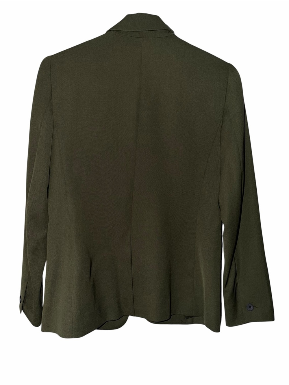 Everlane Italian GoWeave One Button Blazer Olive Green Size 0 Career Jacket - Picture 3 of 9